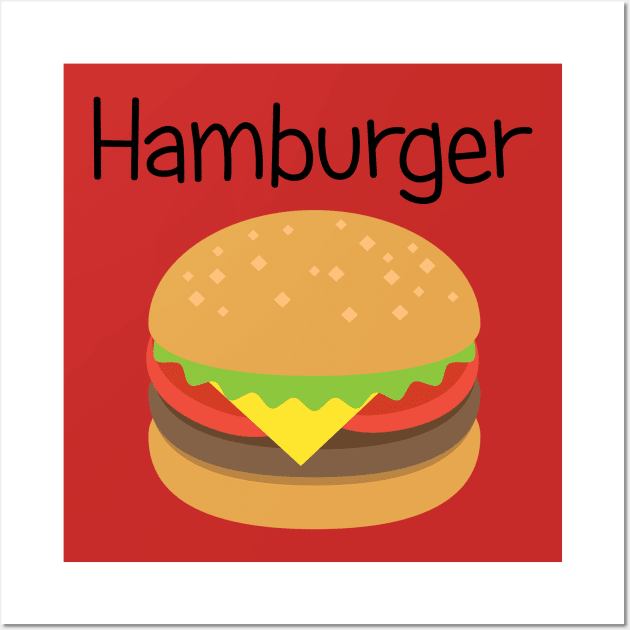 Hamburger Wall Art by EclecticWarrior101